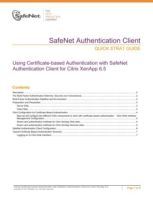 safenet authentication client download